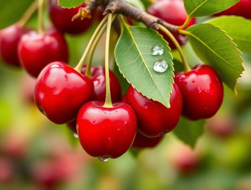 Cerezas frescas